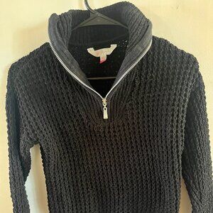 Knit Half Zip Sweater, NO BOUNDRIES